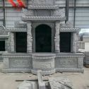 攀枝花 芝麻灰高档墓碑，土墓，可定制
