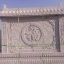 攀枝花 芝麻白花岗岩屏风，照壁，影壁