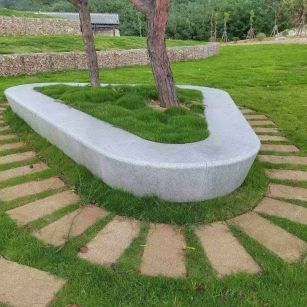 攀枝花 芝麻白光面整石坐凳