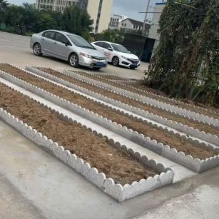 攀枝花 花边石、花围石、花园石安装效果