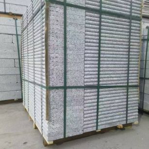 攀枝花 芙蓉白3公分厚磨圆边、拉槽，楼梯踏步