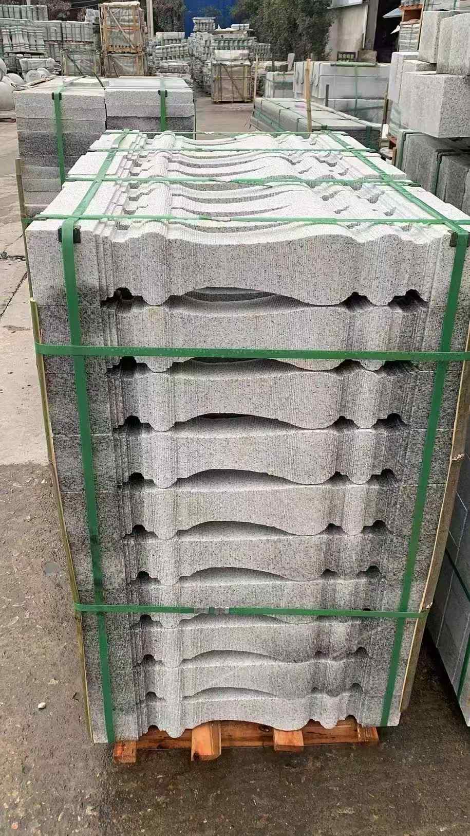 攀枝花 芝麻白方形拉丝面，栏杆花瓶柱
