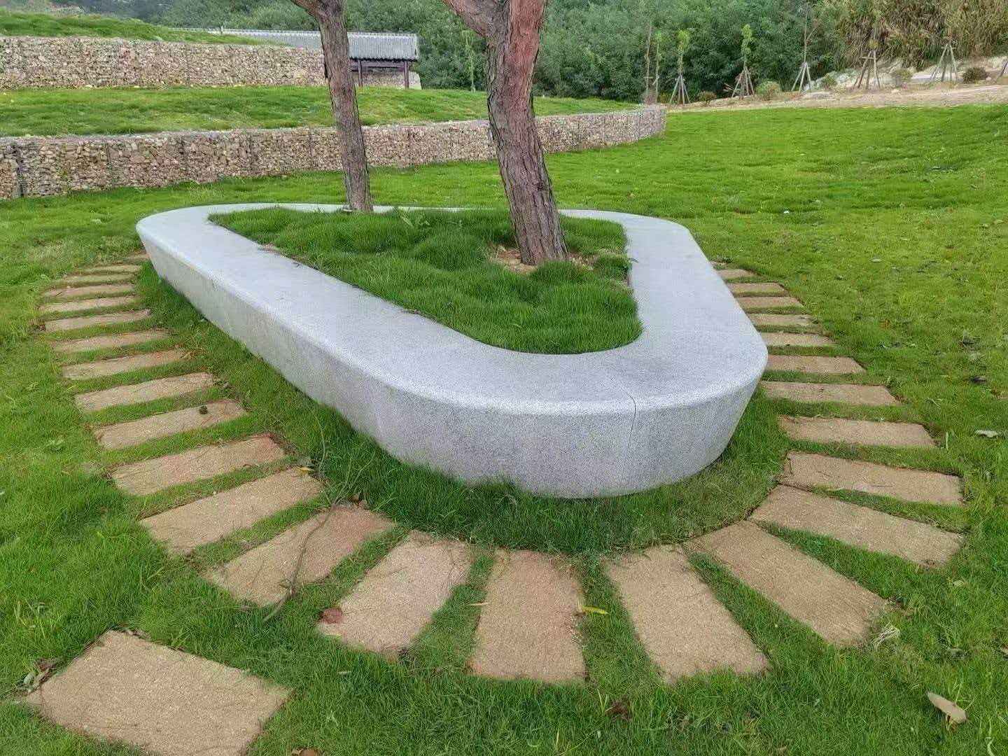 攀枝花 芝麻白光面整石坐凳