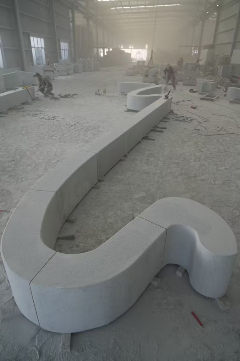 攀枝花 花岗岩整石坐凳拼装