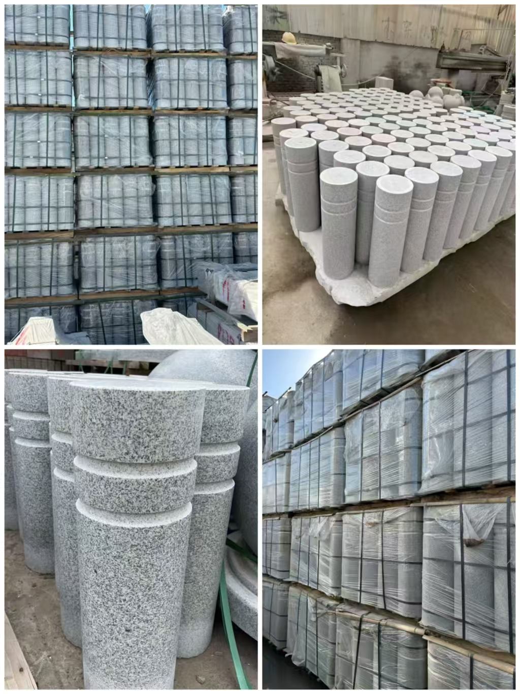 攀枝花 芝麻白花岗岩挡车柱、隔离柱多少钱